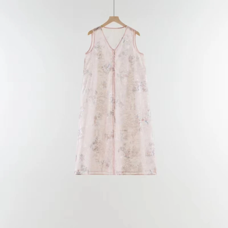 吉米原创-超仙女款罩衫裙绝美别致245183后中长104胸围95