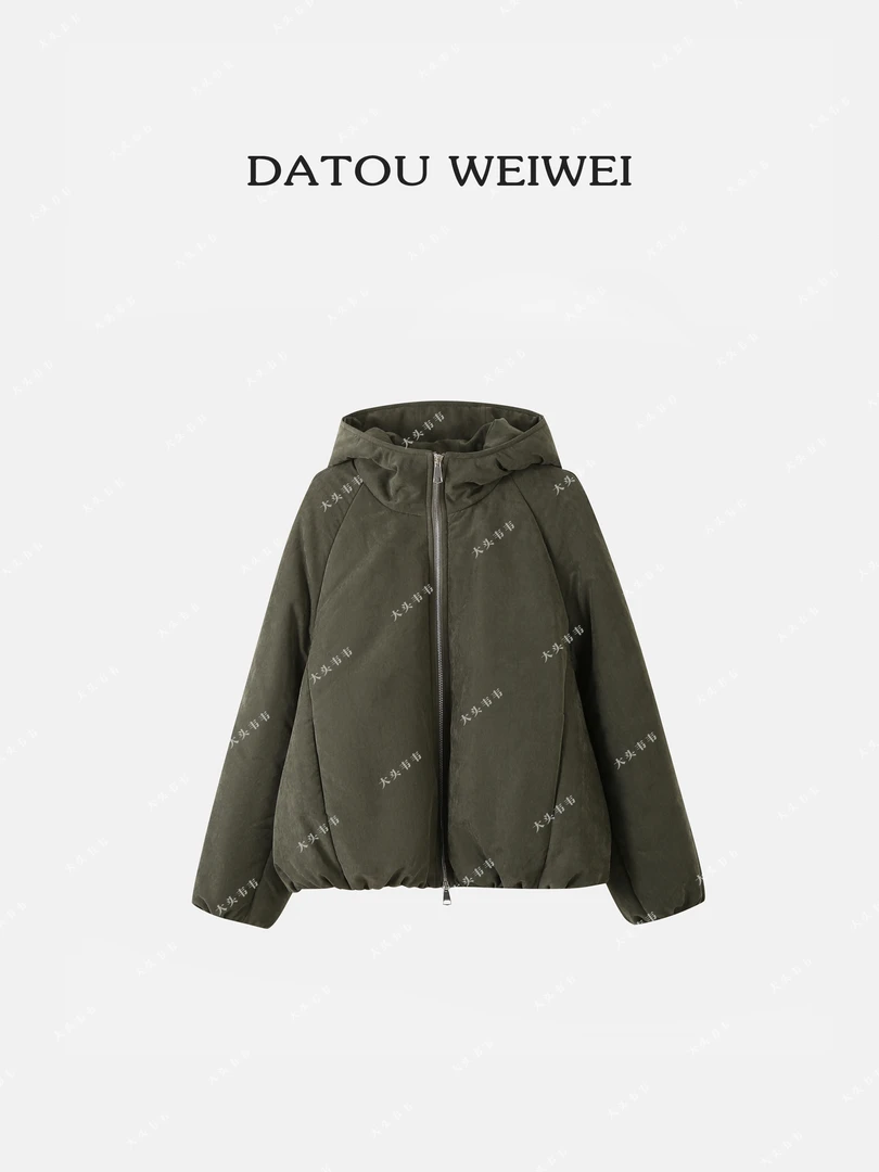 【DTWW大头韦韦】冬季加厚保暖百搭连帽休闲棉衣外套665814