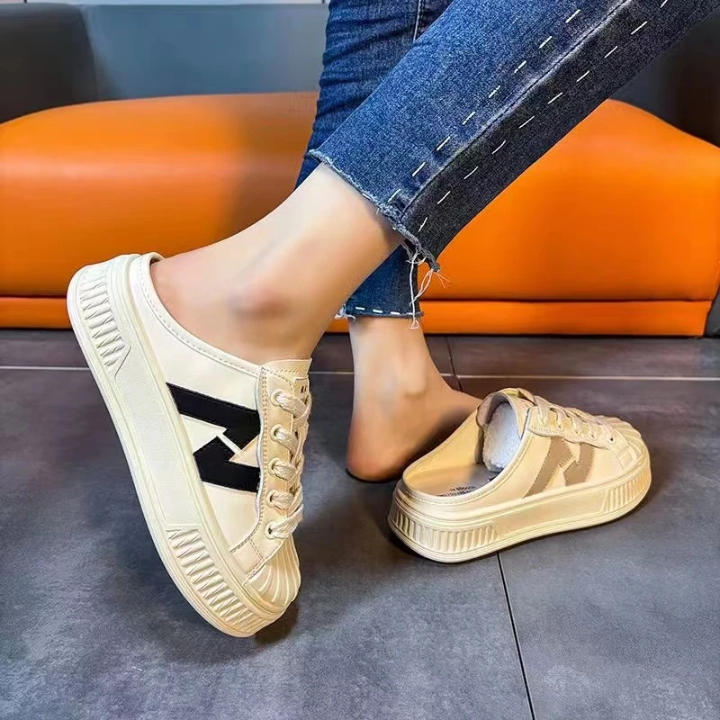 网红女夏新款韩版学生时尚外穿包头拖鞋606