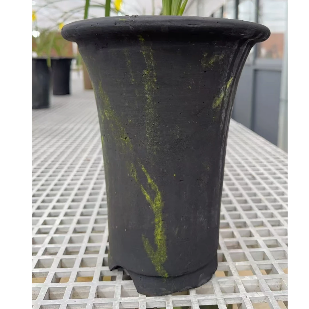 金坛瓦盆兰花盆-七寸收腰