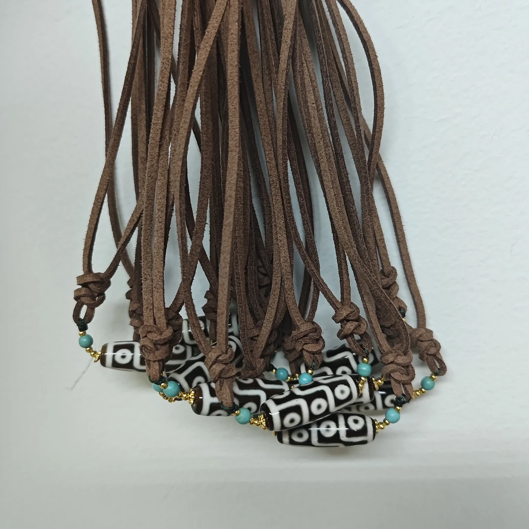 [0071]玛瑙九眼玛瑙珠精美挂件颈饰项链多样性发其一