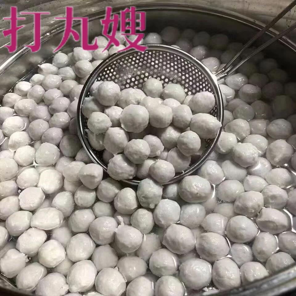 1斤正宗潮汕手工猪肉丸猪肉饼潮汕特产粿条汤粉丸子烧烤火锅食材