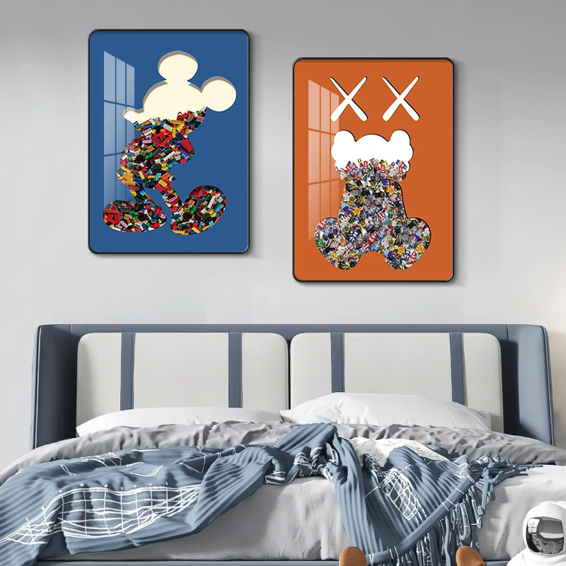 篮球海报男生房间挂画青少年卧室床头装饰画明星科比儿童房壁画