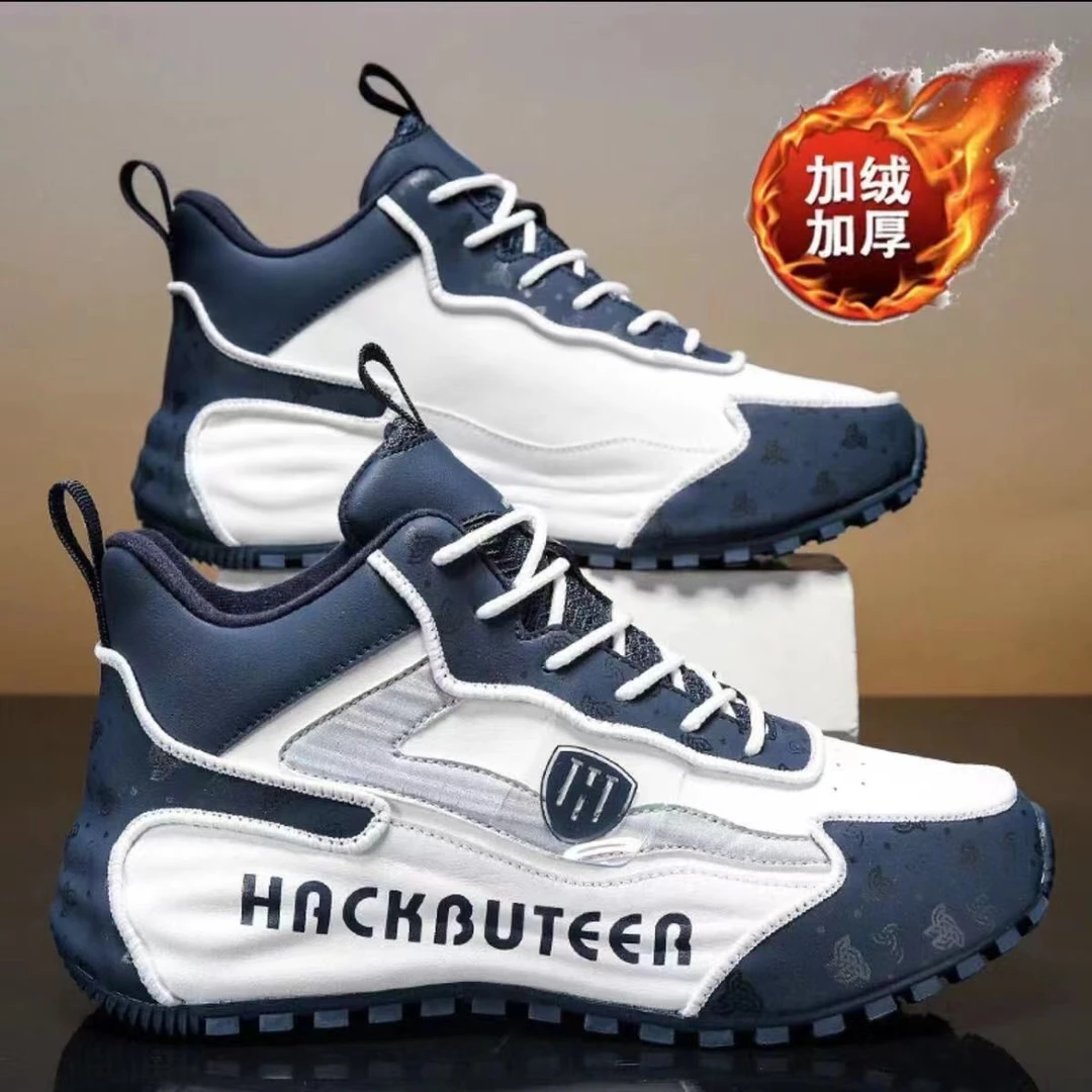 火枪手冬季加厚款轻奢限定百搭潮鞋高端手工私制软底休闲包底鞋