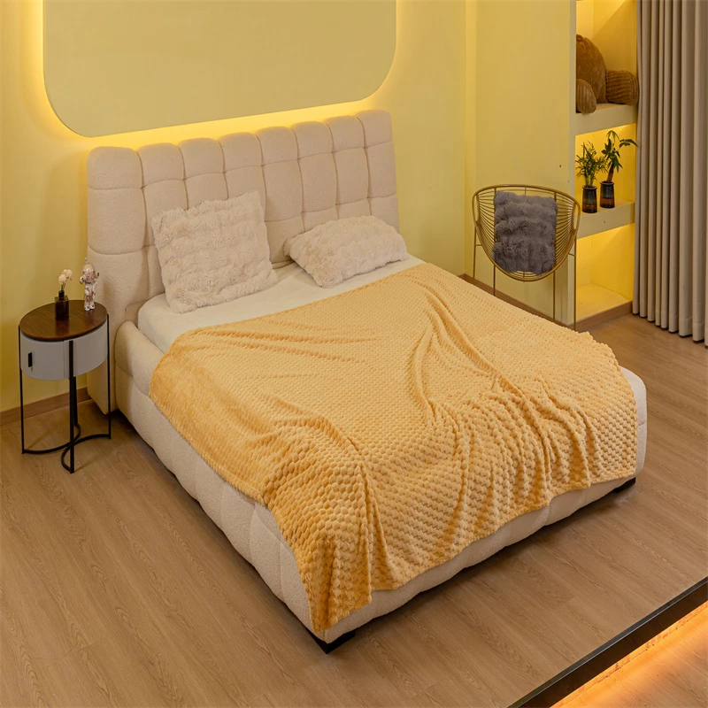 3喜柚家孤品睡毯床上用品绒毛2.6号