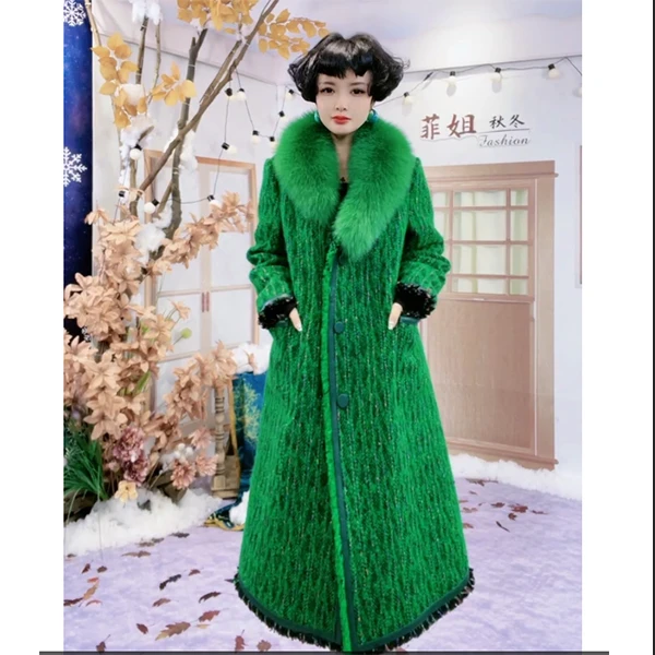 72910 轻奢气质百搭设计师羊毛大衣