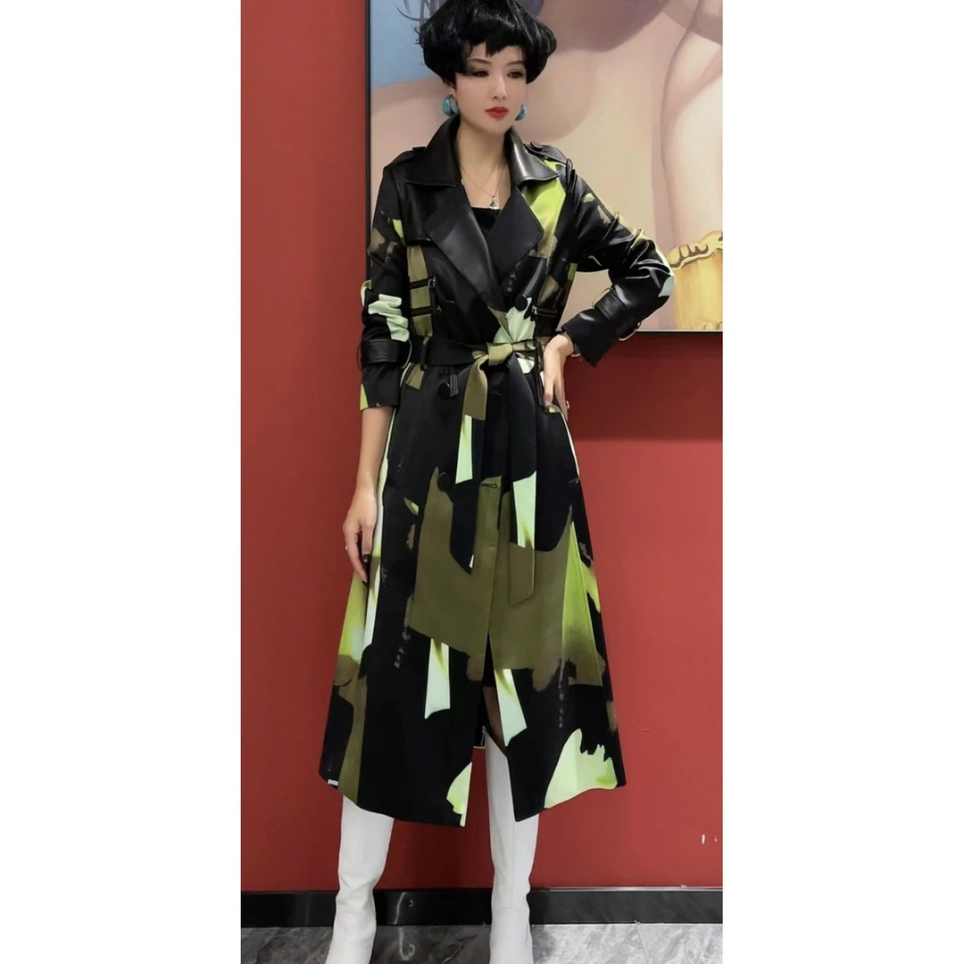 FJ   72396《菲姐专柜》菲姐时尚潮牌特色风衣女装