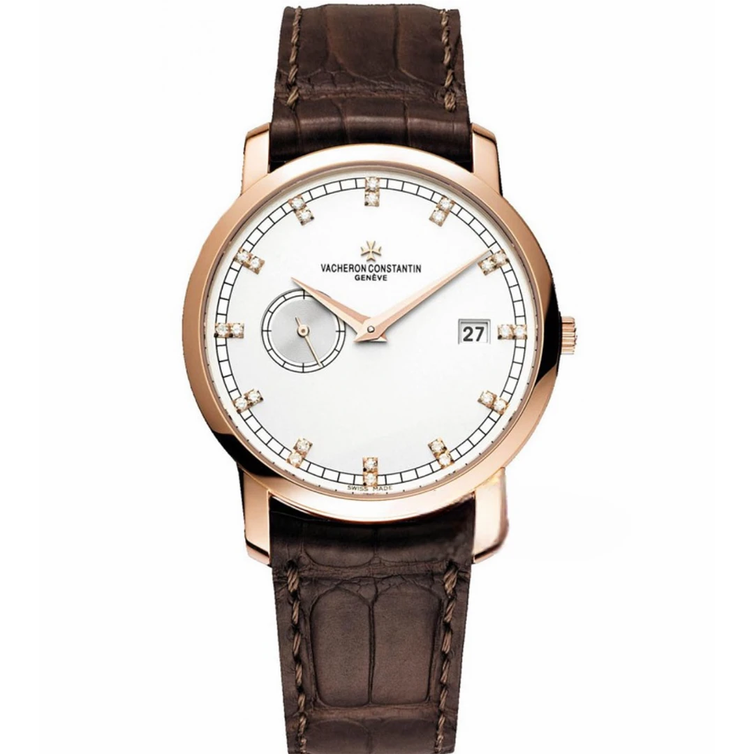 99新 Vacheron Constantin/江诗丹顿 传袭87172玫瑰金刻度钻原钻