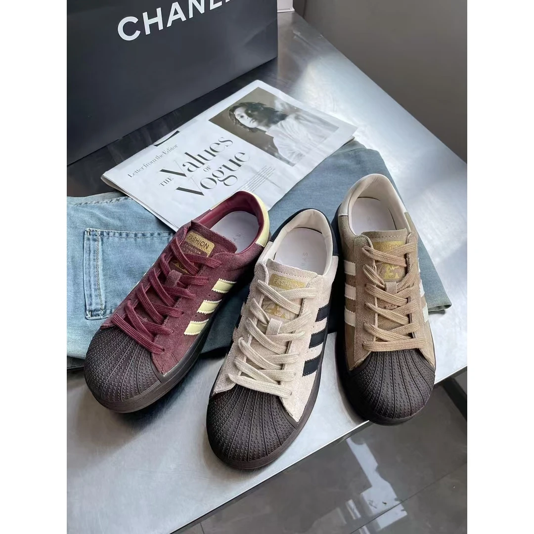 贝壳头鞋子女鞋百搭真皮板鞋女款2024新款运动休闲鞋O7-9006-1