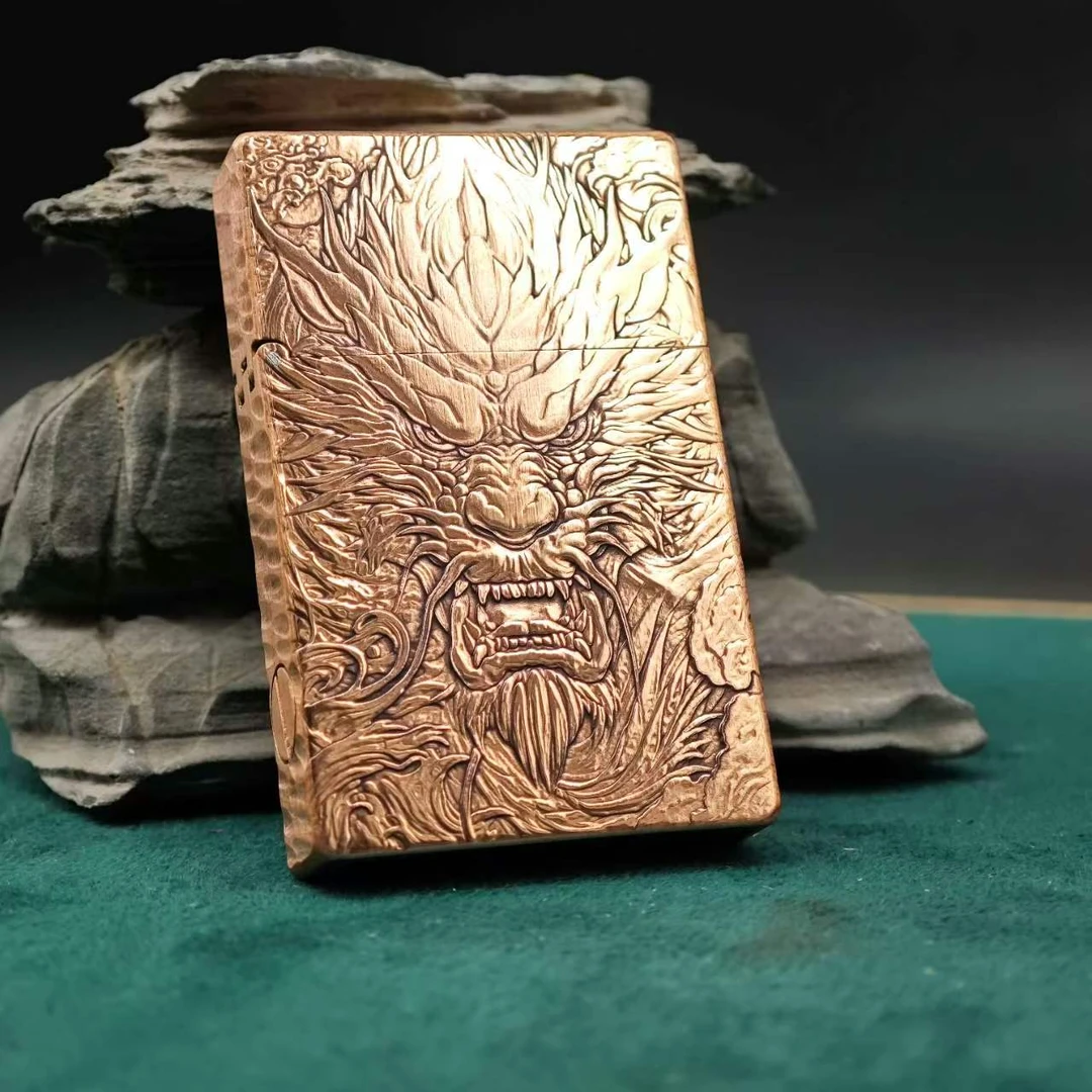 weibster超薄小重甲G63 卧虎藏龙二代（紫铜） 煤油打火机