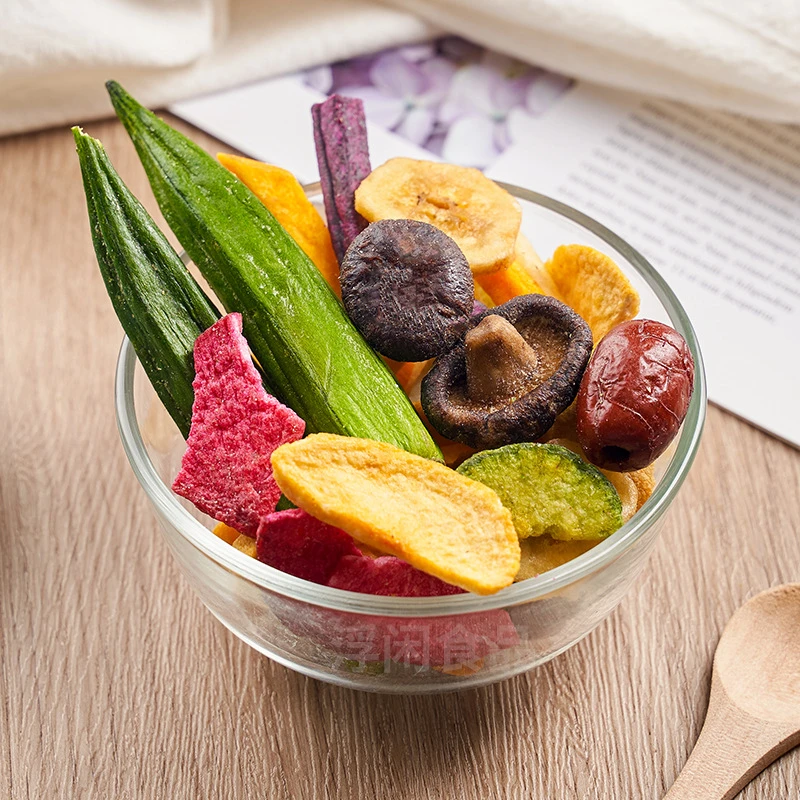 12种果蔬脆混合果干 即食果蔬干混合装秋葵干香菇脆儿童孕妇零食