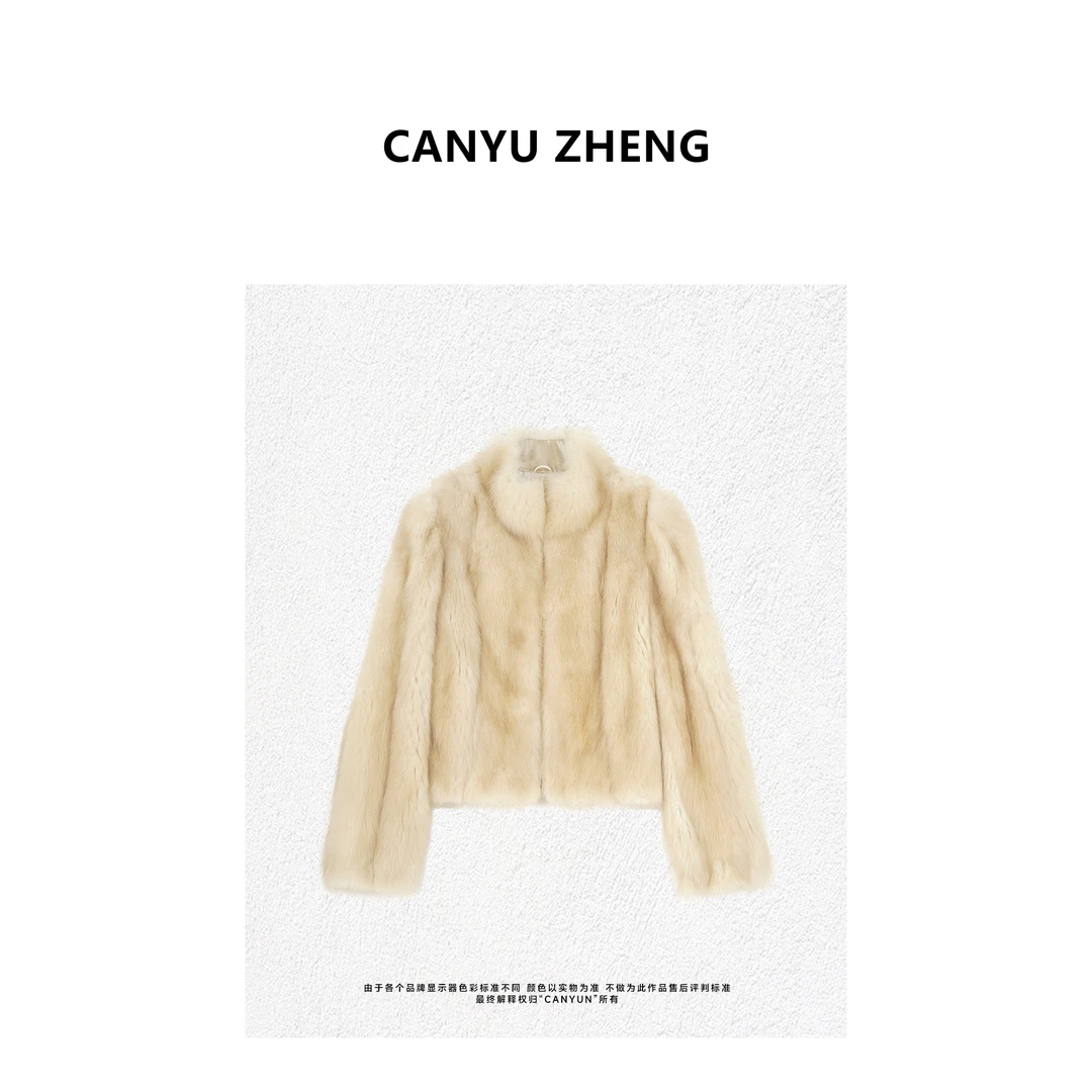 CANYU高端线富婆系列俄罗斯进口紫水貂 桑蚕丝里衬限定款皮毛一体