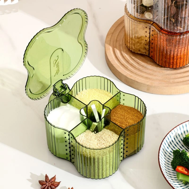 调料盒家用一体多格调味料调味瓶味精鸡精收纳收纳盒透明厨房佐料