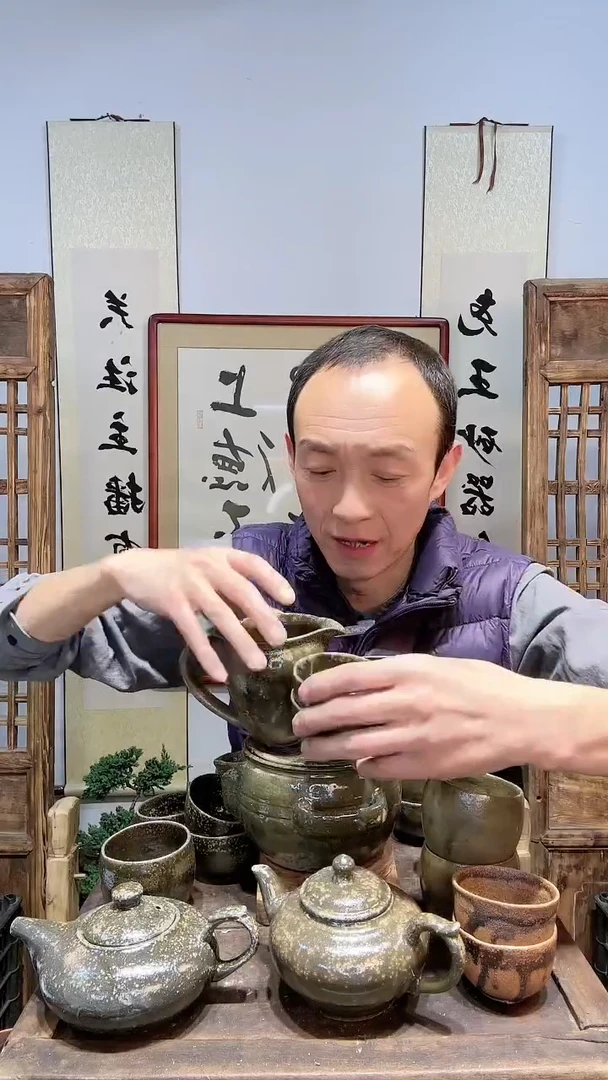 【闪购商品】白泥茶杯瑕疵圆公道+有缝2个压手+1个有缝闻香杯