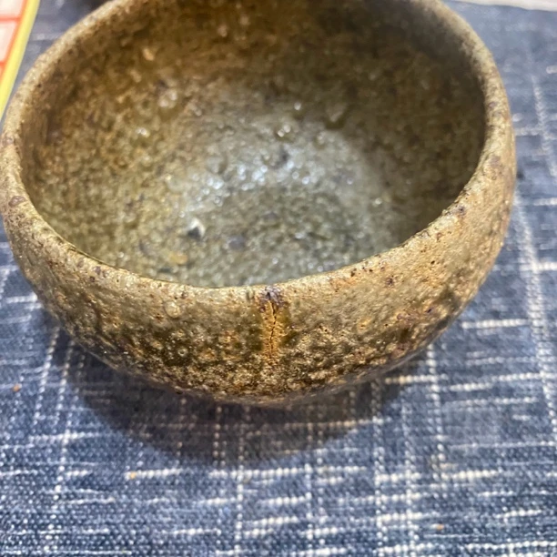 瑕疵大闻香杯 有裂缝 介意慎拍