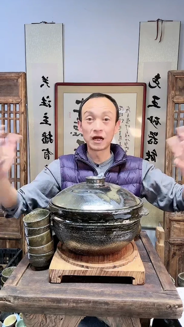 【闪购商品】白泥茶杯26砂锅