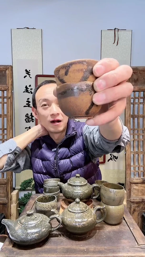 【闪购商品】白泥茶杯窑宝级压手杯拍1发2