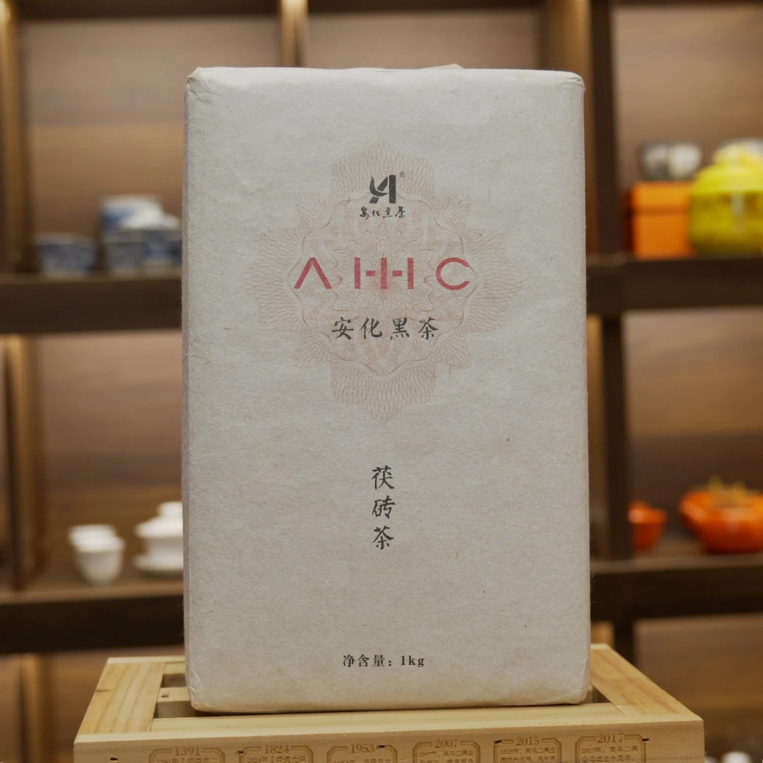 陈博士2020年首播纪念款 AHHC金花茯砖茶1000g 安化黑茶经典