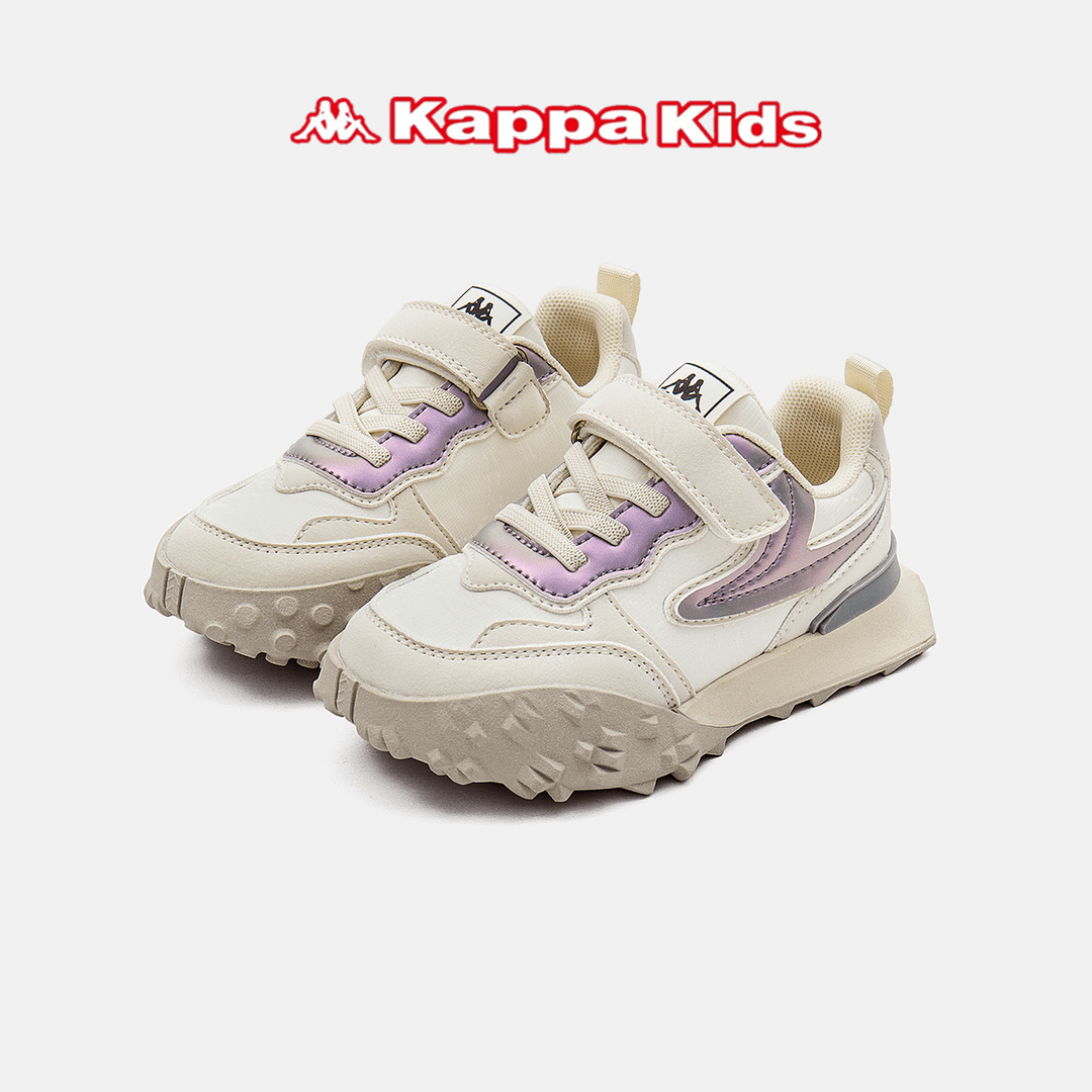 Kappa 童鞋2024春秋新款时尚儿童运动鞋防水耐磨舒适软底儿童鞋子