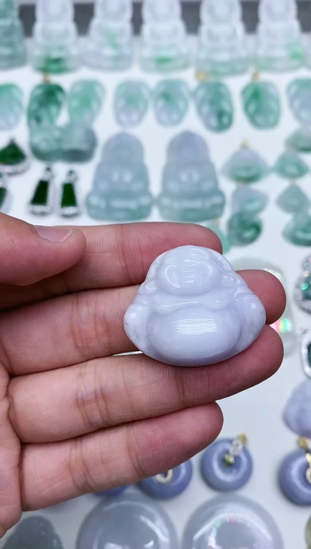 【闪购商品】翡翠颈饰未镶嵌天然缅甸A货翡翠吊坠