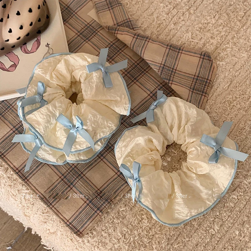 made in 3fter.复古ins少女蝴蝶结大肠圈发圈可爱高级感头绳发绳