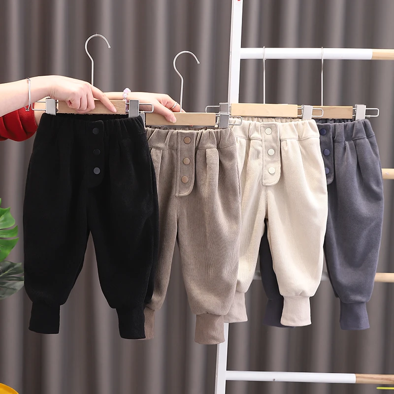 春季新款长裤2023春秋休闲男女宝宝中小童裤子儿童外穿潮气韩版