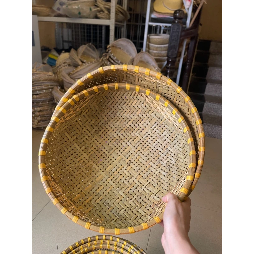 竹青精编馒头框两件套33/36cm