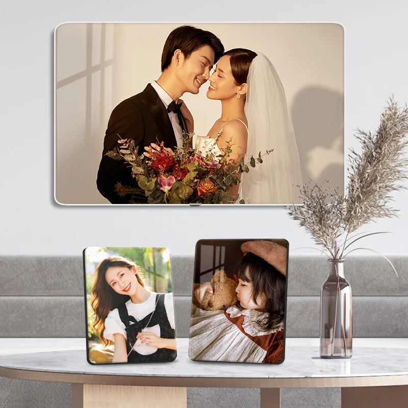 7-36寸相框宝宝照亲子照全家福婚纱照照片墙水晶摆台定制