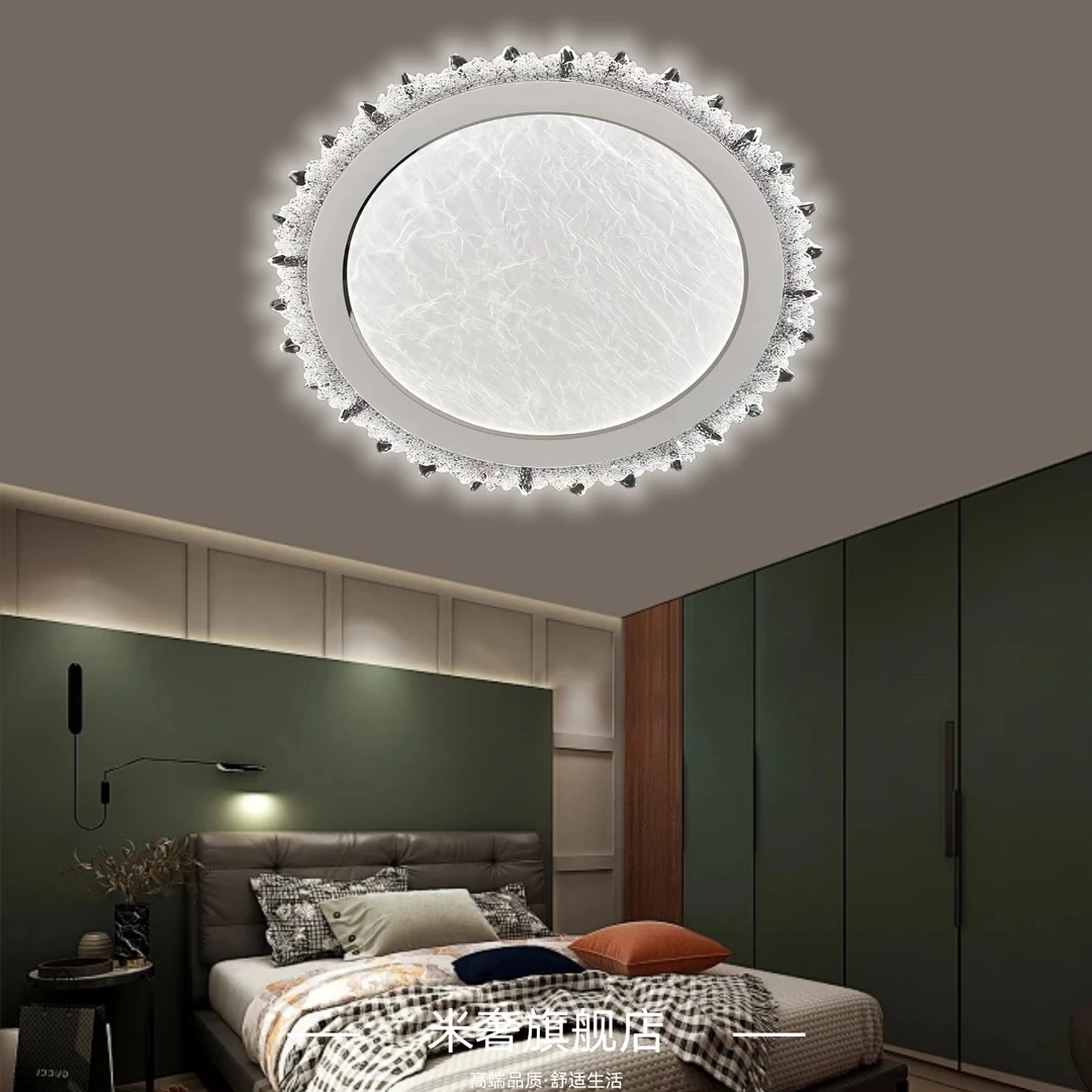 现代简约北欧卧室阳台2025餐厅过道吸顶灯书房主卧吸顶灯中山灯具