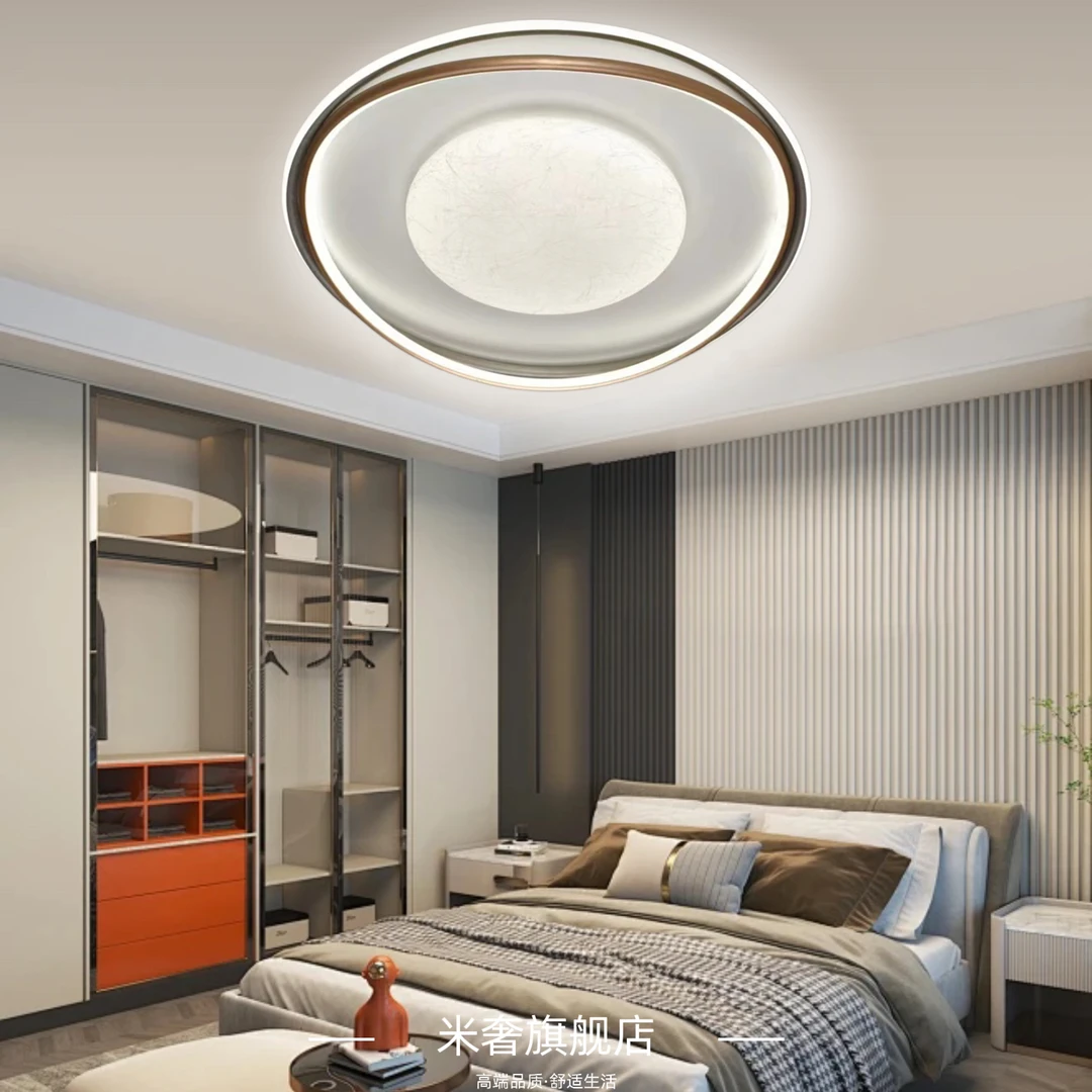 简中式房间餐厅大气圆形吸顶灯卧室2025吸顶灯家用吸顶灯中山灯具