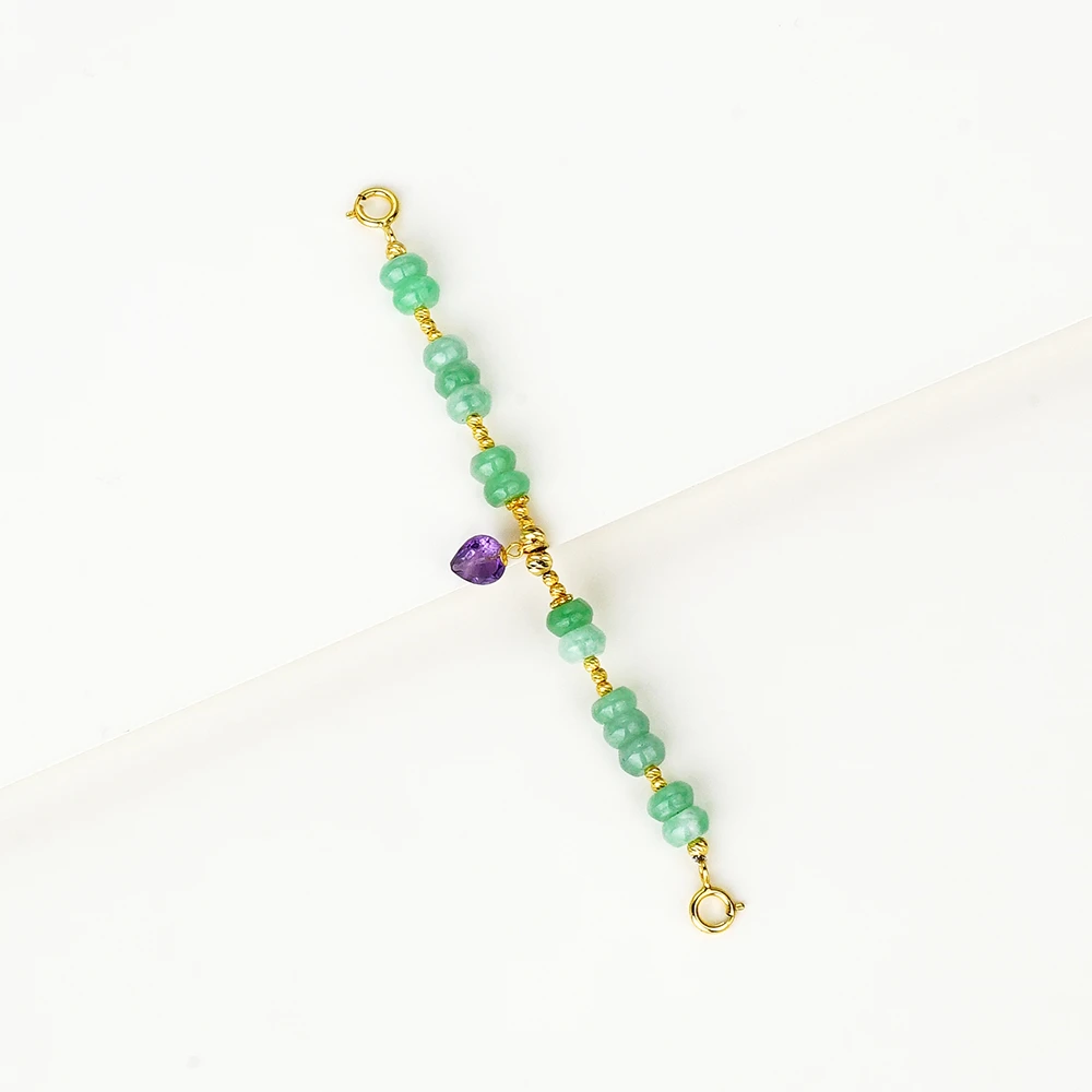 “云影”18K翡翠百搭链延长链(6公分)43373