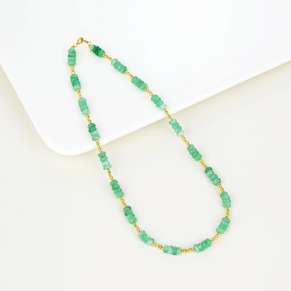 孤品18K翡翠百搭项链（30公分）43819