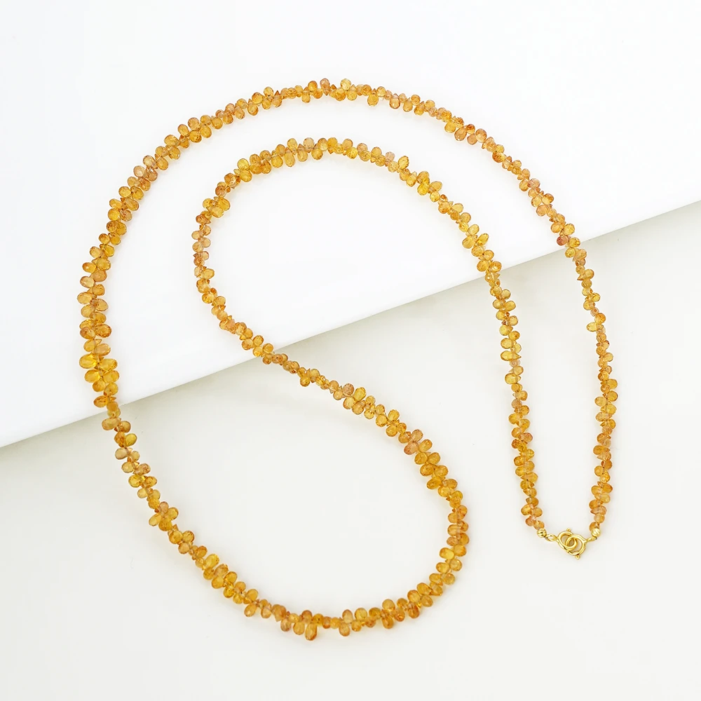 “羽觞”18K蓝宝石水滴百搭项链（55公分）43953