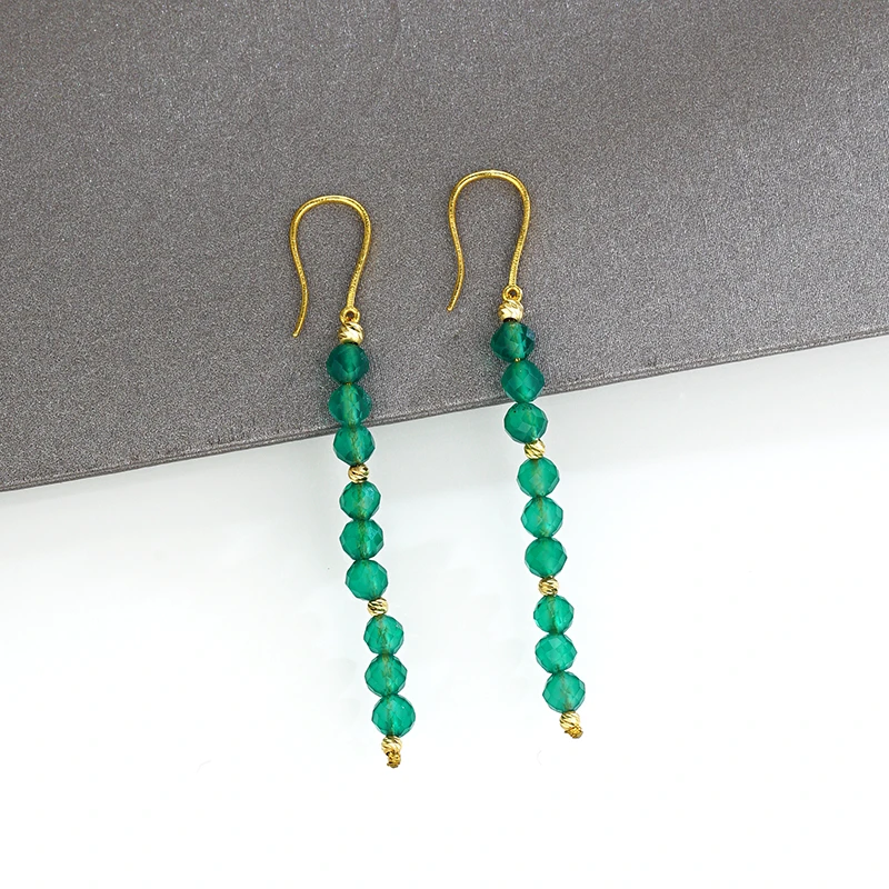 “雾合”18K尖子生耳坠41604