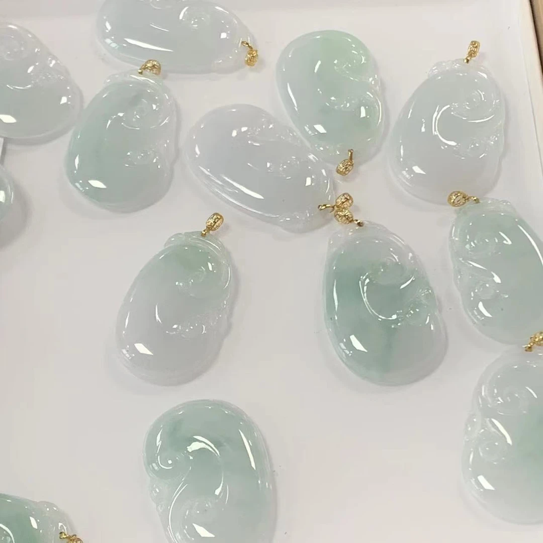 翡翠如意D49/多样性发一件/配绳子