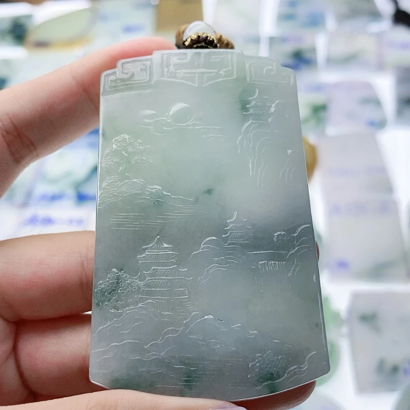 【闪购商品】定制翡翠未镶嵌翡翠片料定制未镶嵌