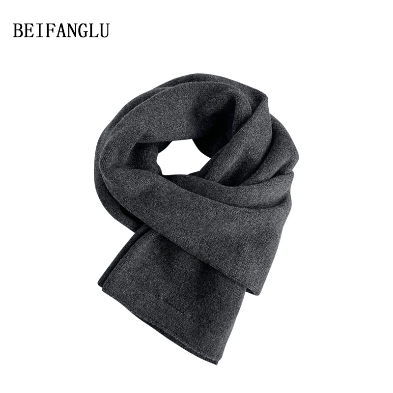 北方鹿 力荐衣橱bi备绵羊毛2024冬季新款百搭纯色保暖围巾女2708