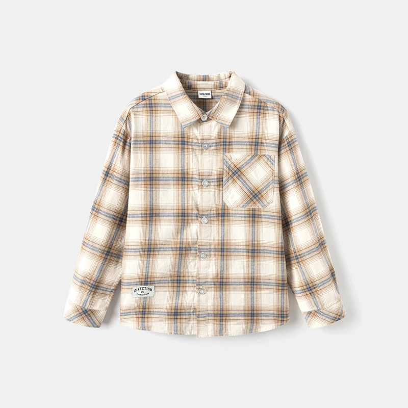 SEMIR KIDS-森马儿童2024年秋季男中童衬衫285324152107