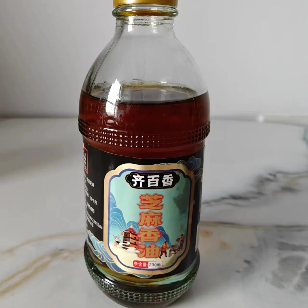 齐百香芝麻香油 230ml/瓶 拍一发三