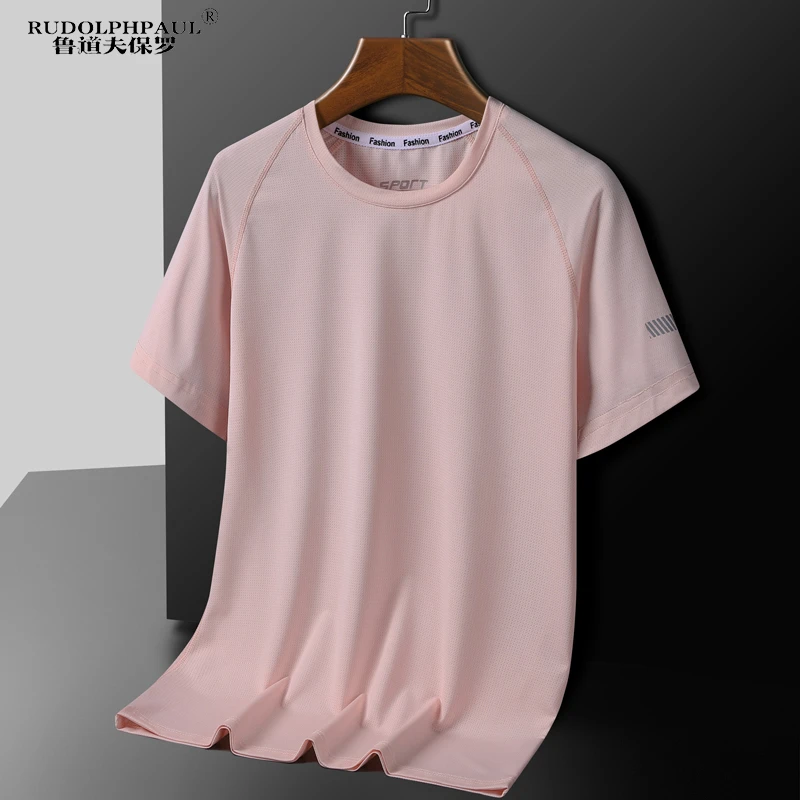 【鲁道夫保罗品牌】女款夏户外运动薄款轻薄吸汗恤上衣半袖宽松圆领