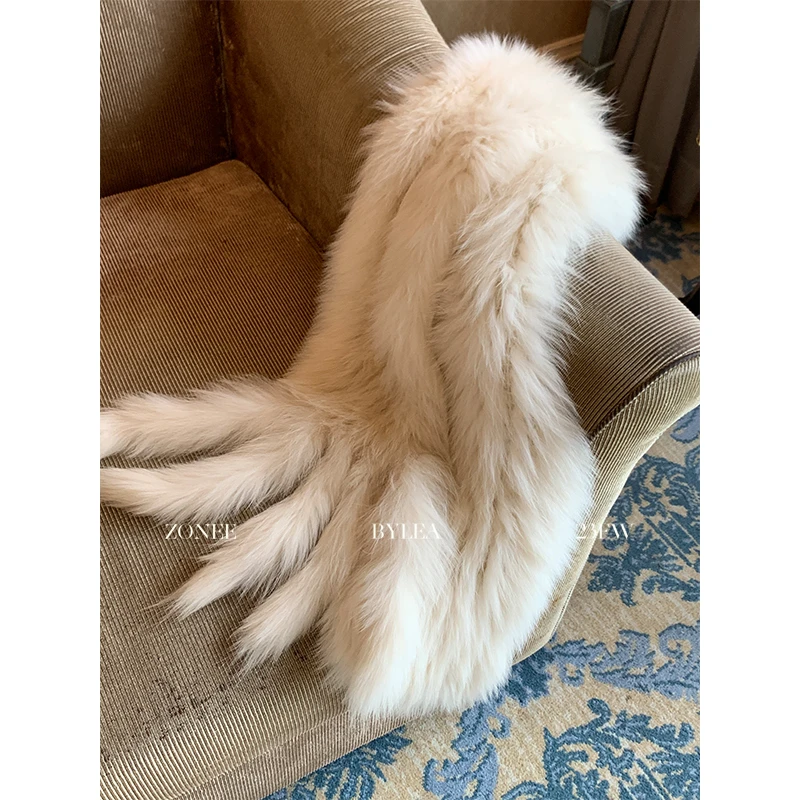 ZONEE 温柔妲己毛毛皮草围巾