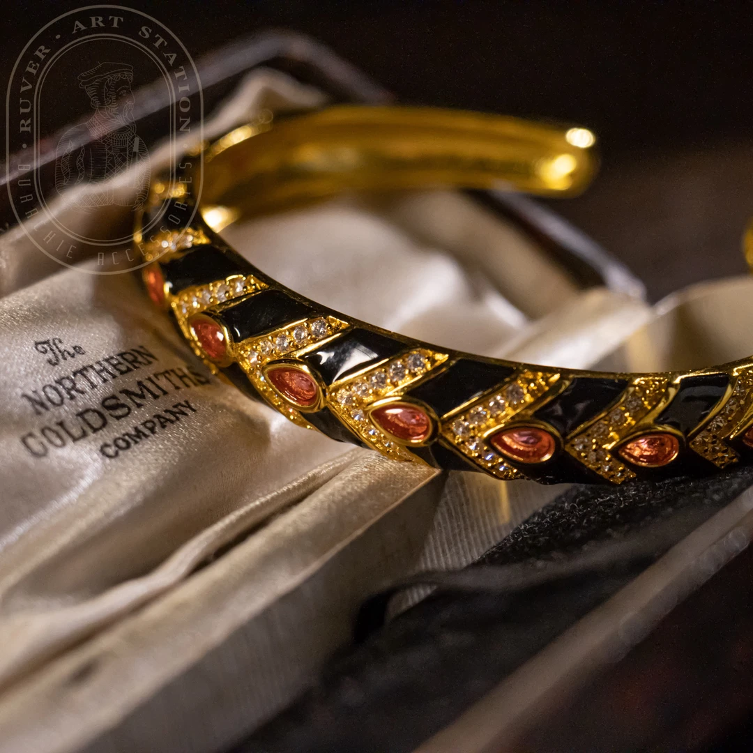 铜合金仿水晶手镯 【2900】富麗堂皇//精美做工細節值得考究[]手镯