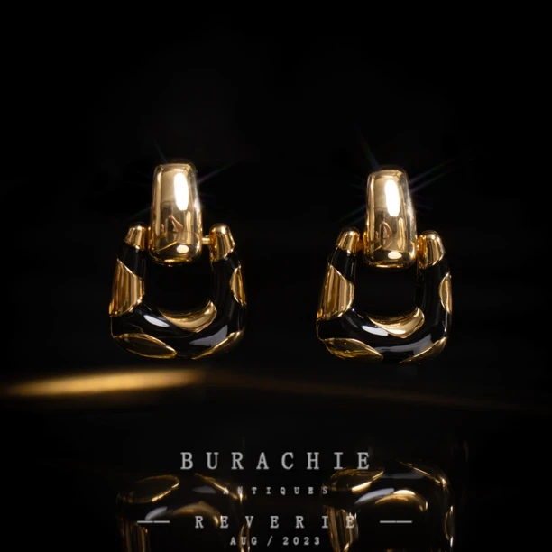 铜合金耳饰 【3720】周年珍藏英｜经典原标克拉款CrownFrett