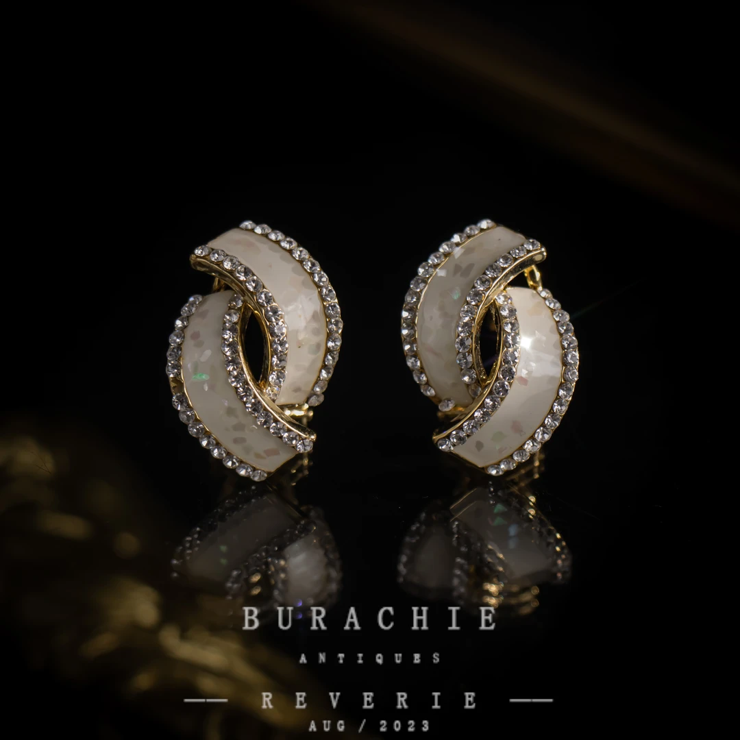 合金耳饰 周年珍藏英｜经典原标克拉款CrownFrett 7540