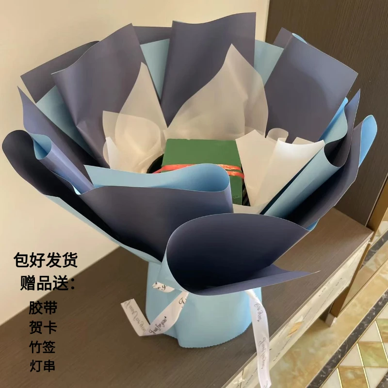 花束半成品有钱花制作鲜花外壳情人节生日创意礼物纯手工diy花束