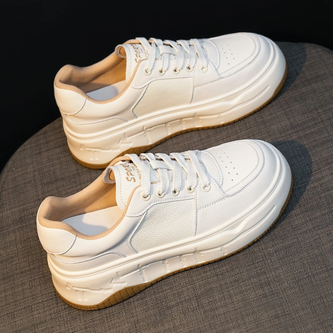 【凯西新品】小白鞋女2025春秋韩版休闲运动鞋平底时尚防滑百搭圆头