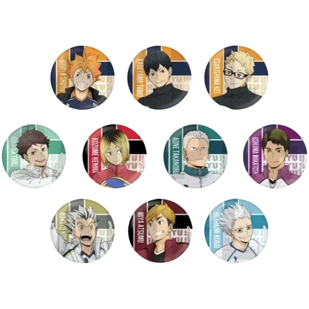 【日谷】排球少年十周年纪念展场贩限定吧唧（默认代拆）正版