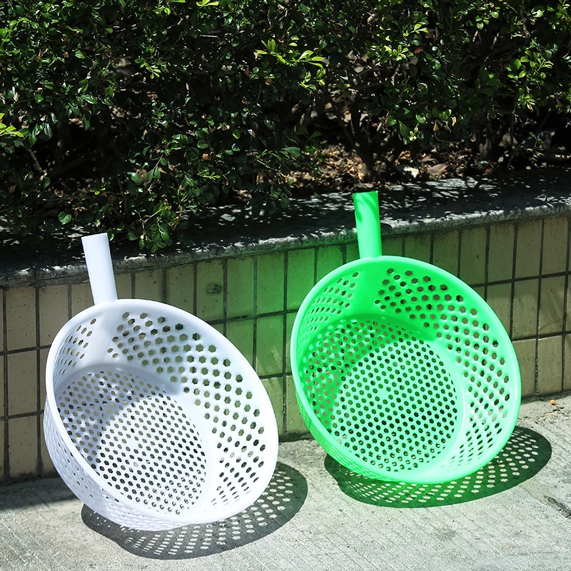 捞海蛎子扇贝！塑料笊篱大号漏勺农用玉米粮食筛子过滤网勺大捞勺