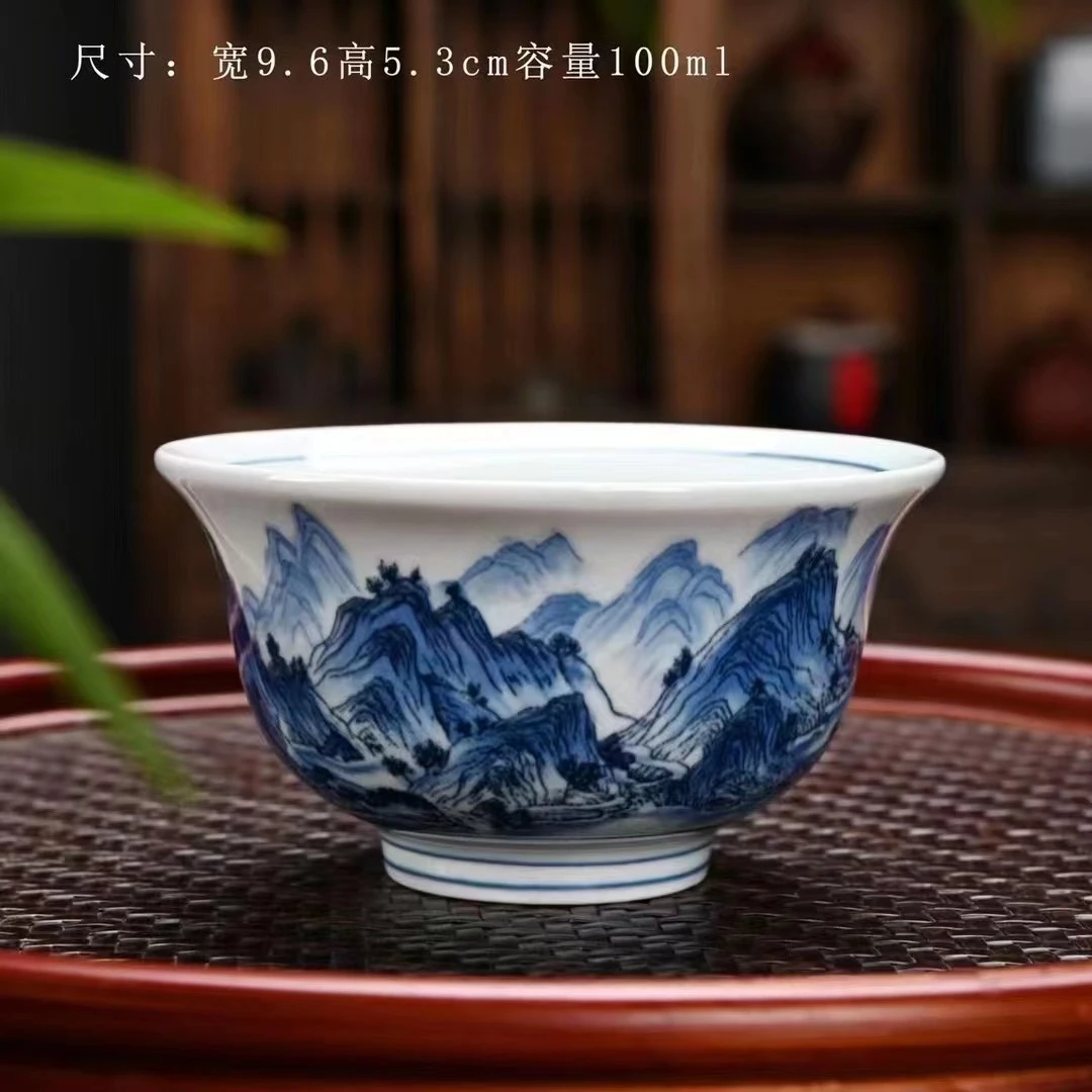 羊脂玉白瓷主人杯个人杯功夫杯品茗杯闻香杯商务礼品家用送礼