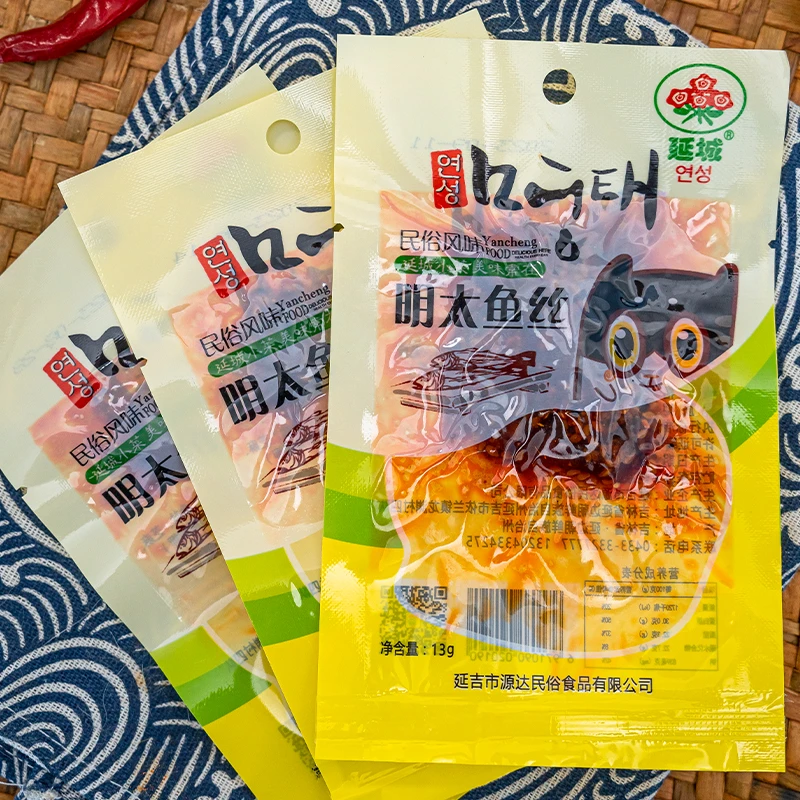 香辣明太鱼丝13g延吉朝鲜族特色小菜香辣下饭小吃零食东北好吃